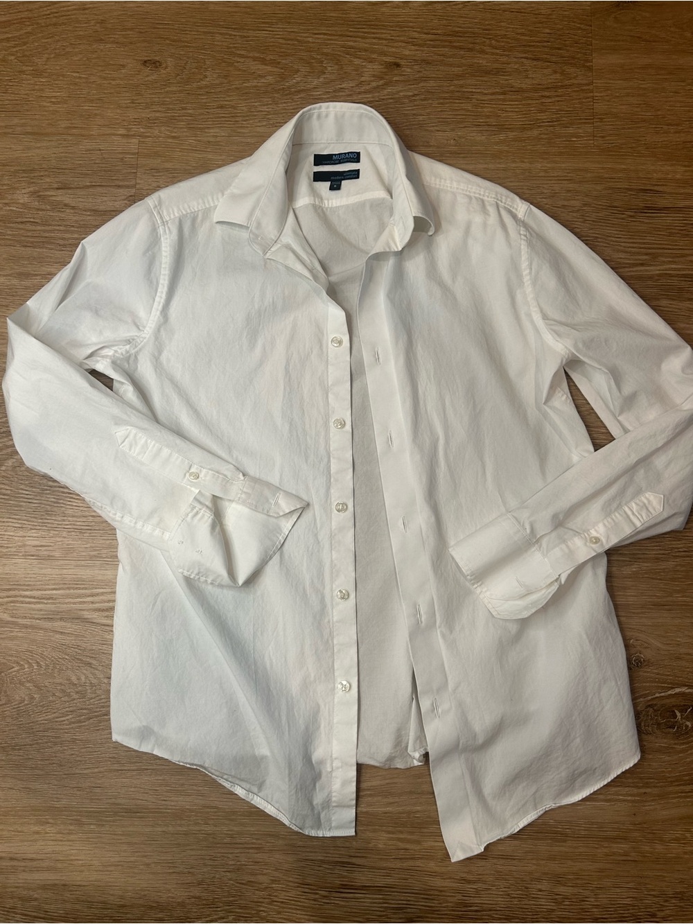 Murano White Men's Dress Shirt - Classic Button-Down - Picture 2 of 8